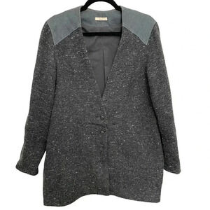 By Zoe Blazer Wool Blend Black